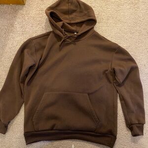 Brown oversized hoodie